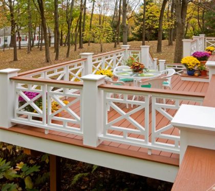Intex exterior railing