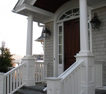 Intex exterior railing