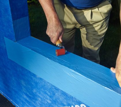 Henry Blue Skin installaton