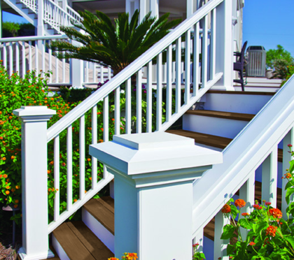 Timbertech deck outdoor steps
