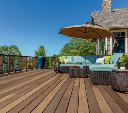 Timbertech durable wood deck designs